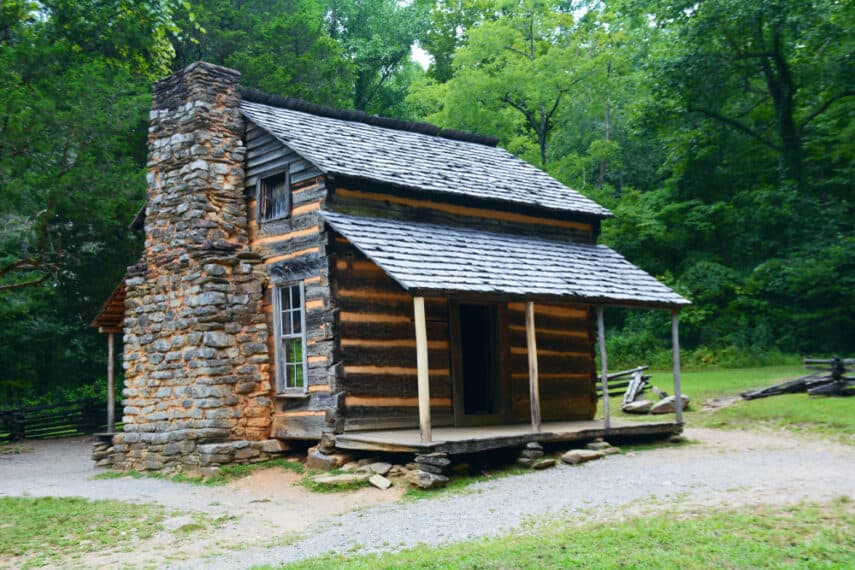 John Oliver Cabin in the Smoky Mountains